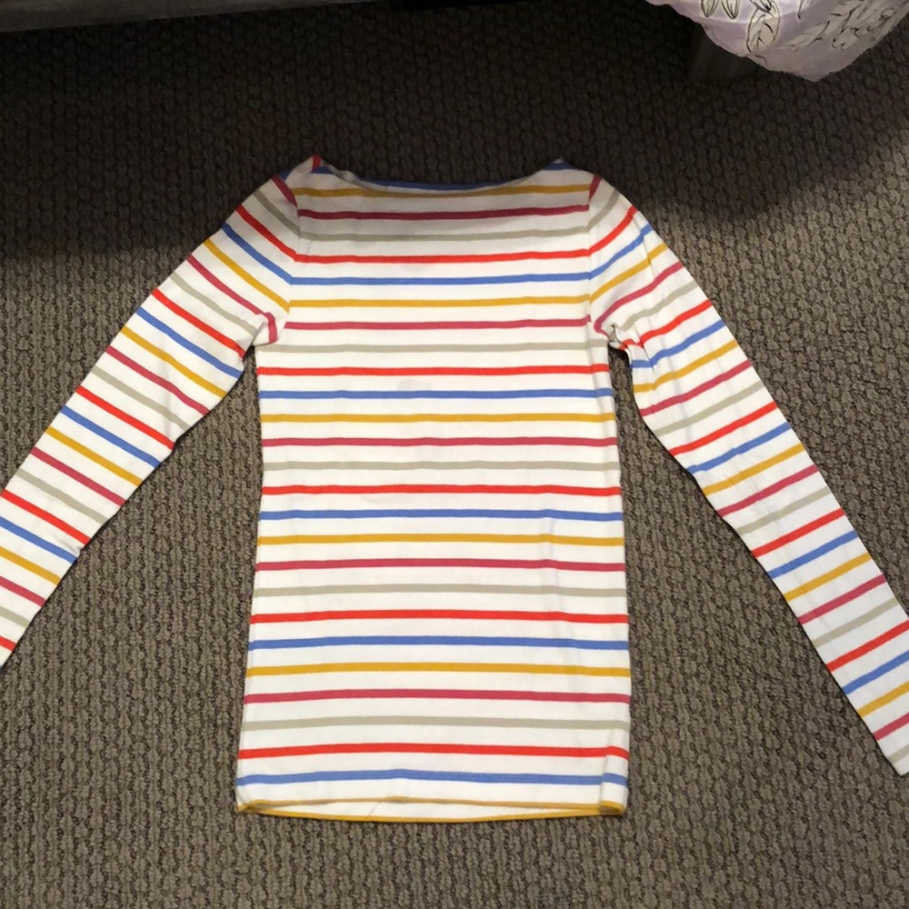 Gap— long sleeve striped shirt